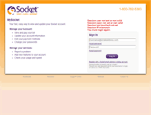 Tablet Screenshot of myaccount.socket.net